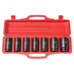 TEKTON 3/4 in. Drive Deep Impact Socket Set, 13/16 in. - 1-1/2 in., 7-Piece SAE Set thumbnail 1