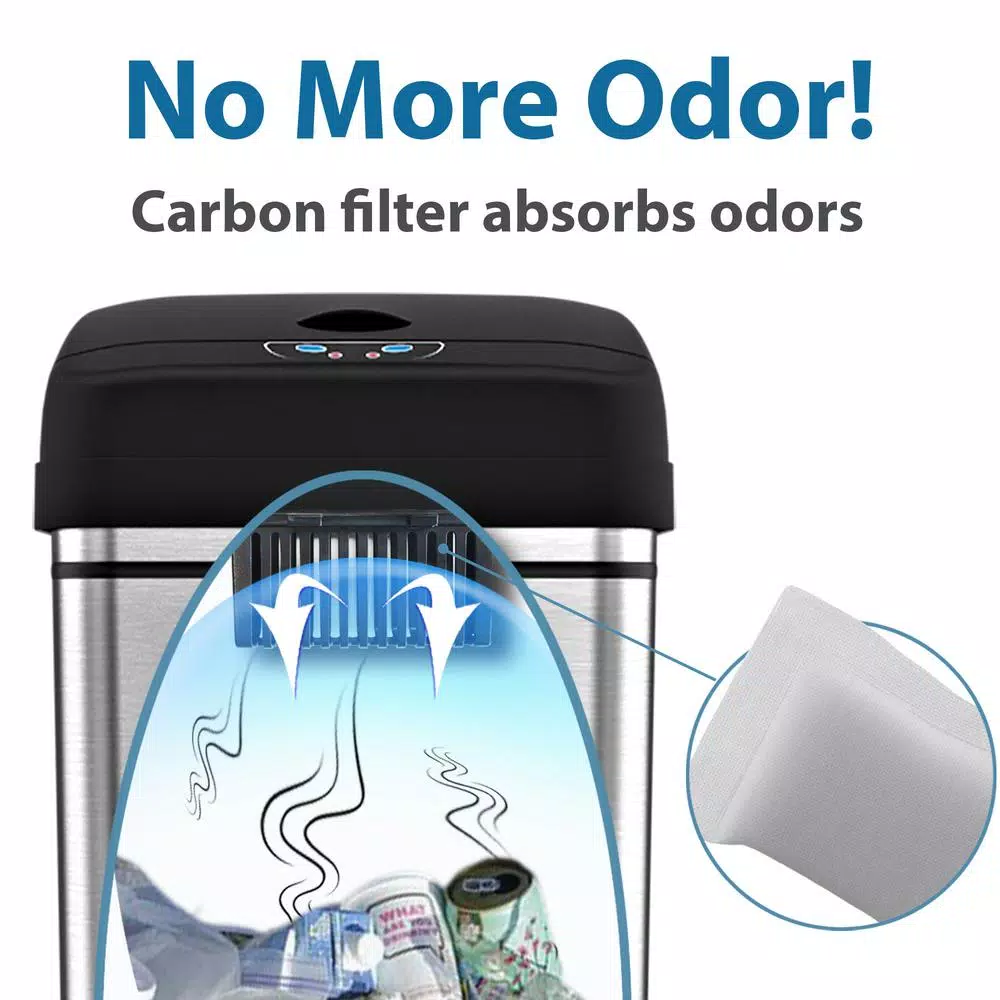 iTouchless Active Carbon Filter Refills, 3-Pack