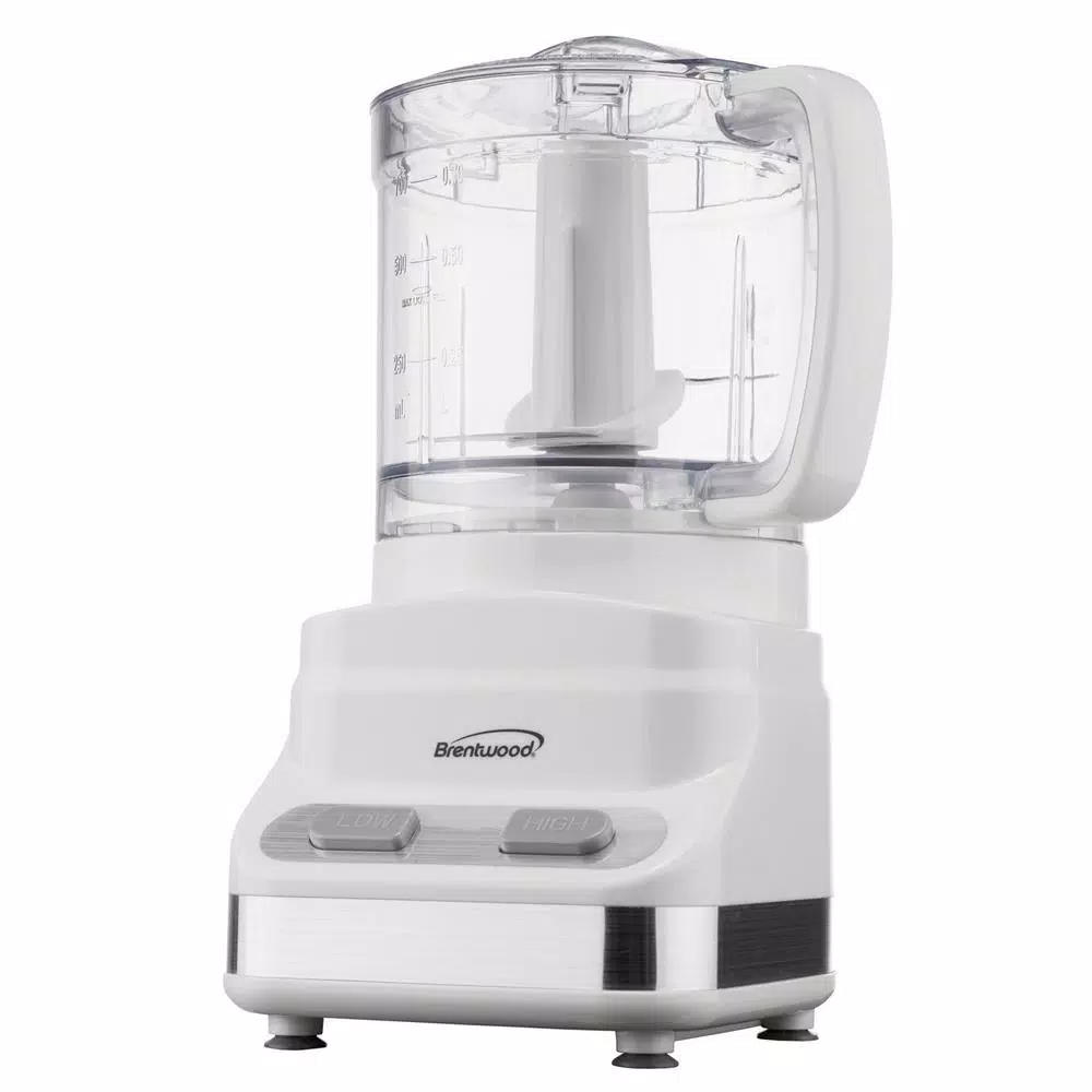 Brentwood Appliances 3-Cup 2-Speed Food Processor, White