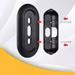 Wasserstein Weather and UV-Resistant Wall Plate and Adjustable Angle Mount Bundle for Nest Hello Video Doorbell thumbnail 2