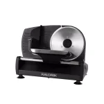 Unbranded Kalorik 200W Professional Food Slicer with 7.5 in. Stainless Steel Serrated Blade, Black thumbnail 1