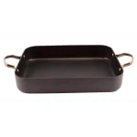 BergHOFF Ouro Hard Anodized Aluminum Black Roaster Pan with Rose Gold Handles, 13 Qt. thumbnail 1