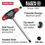 Klein Tools 5/32 in. Journeyman T-Handle Hex Key thumbnail 2