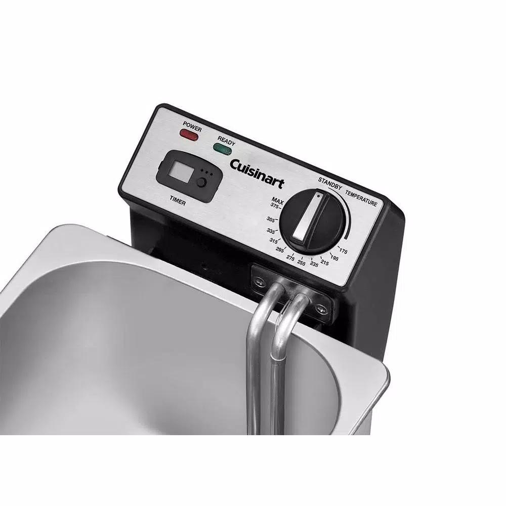 Cuisinart 1800-Watt Deep Fryer with 3.4 Qt Stainless Steel Oil Container