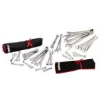 Husky 41-Piece Metric and SAE Combination Wrench Set, Extra-Large Industrial Sizes thumbnail 1