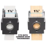 MIBRO Carbon Steel Door Lock and Deadbolt Installation Kit for Wood Doors thumbnail 6