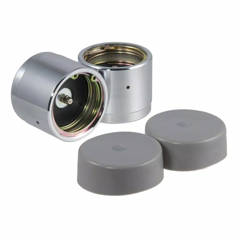 CURT 2.44" Bearing Protectors and Covers, 2-Pack