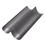 Chicago Metallic Commercial II Perforated French Bread Pan, Dual Non-Stick Aluminized Steel thumbnail 1
