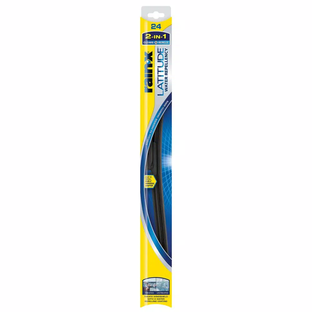 Rain-X RainX Latitude 2-in-1 Water Repellency Wiper Blade, 24 in.