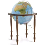 Waypoint Geographic Valencia 20 in. Illuminated Blue Oceans Floor Standing Globe thumbnail 1