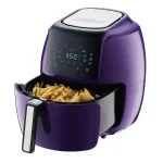GoWISE USA 5.8 Qt. Plum Electric Air Fryer with 8-in-1 Functionality and Recipe Book thumbnail 3