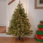 National Tree Company 4.5 ft. Downswept Douglas Fir Artificial Christmas Tree with 450 Clear Lights thumbnail 2