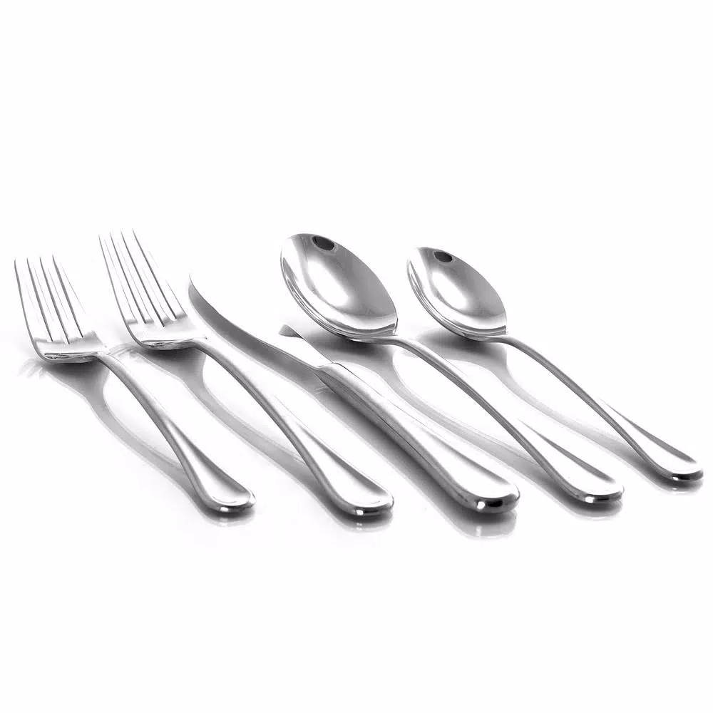 GIBSON elite York 20-Piece Stainless Steel Flatware Set, Service for 5
