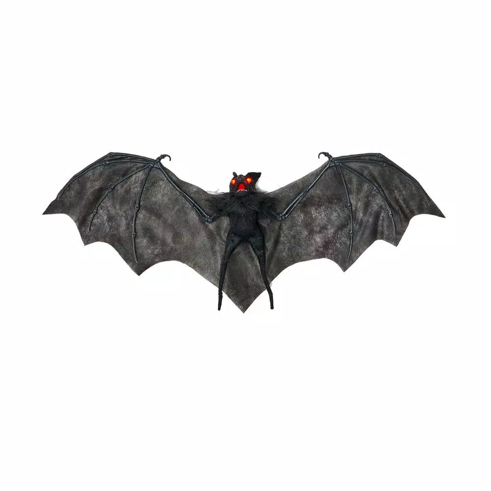 Unbranded 27 in. Light Up Hanging Bat with Red Flashing LED Eyes