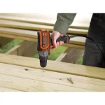 BLACK+DECKER Matrix 4 Amp 3/8 in. Corded Drill and Driver with Quick Connect System thumbnail 4