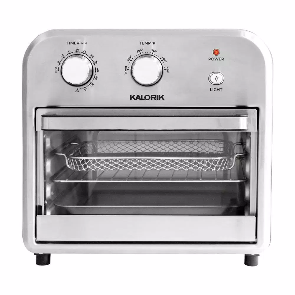 KALORIK 12.6 Qt. Stainless Steel Air Fryer Oven with Rapid Hot Air Technology