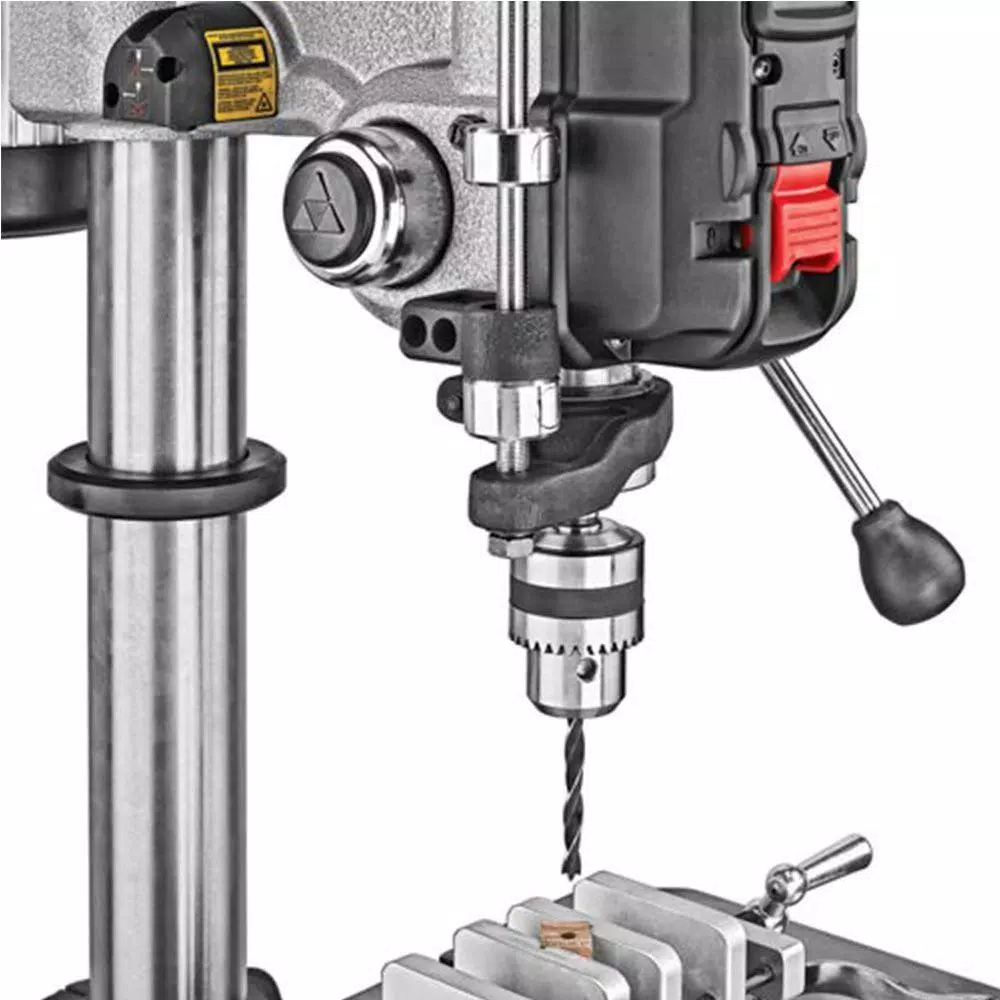 Delta 18-900L 18 in. Floor Standing Drill Press with Laser, LED Worklight, and 16 Speeds