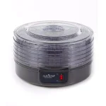 NutriChef 5-Tray Electric Countertop Food Dehydrator, Black thumbnail 1