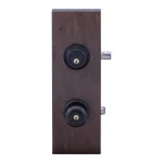 Copper Creek Colonial Tuscan Bronze Entry Door Knob with Single Cylinder Deadbolt Lockset thumbnail 2