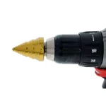 Ideal Titanium Nitride Coated Step Drill Bit, 1/4 in. to 1 3/8 in., 3/8 in. Shank thumbnail 4