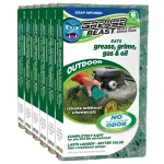 Grease Beast Heavy-Duty Soap-Infused Outdoor Scrub Sponge, Odor and Bacteria Resistant, X-Large (6-Pack) thumbnail 2