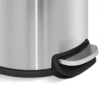 Innovaze Stainless Steel Round Step-on Trash Can Set, 8 Gal/30L and 1.3 Gal/5L, Fingerprint Resistant thumbnail 5