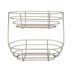 Spectrum Euro 2-Tier Small Fruit and Snack Server, Steel thumbnail 1