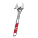 Milwaukee 12 in. Adjustable Wrench, Parallel Jaw, Chrome Plated thumbnail 1