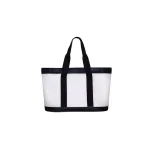 Camp-Zero Premium Carry-All Tote Bag, Waterproof Soft-Side Cooler, White and Black thumbnail 2