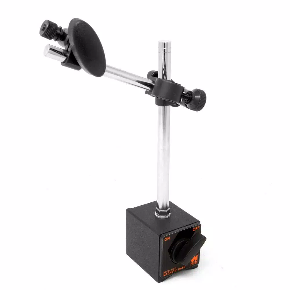 WEN Adjustable Magnetic Base for Dial Indicators, 175 lbs. Holding Force
