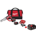 Milwaukee M18 18-Gauge Single Cut Metal Shear Kit with 4.0 Ah Battery and Charger thumbnail 1