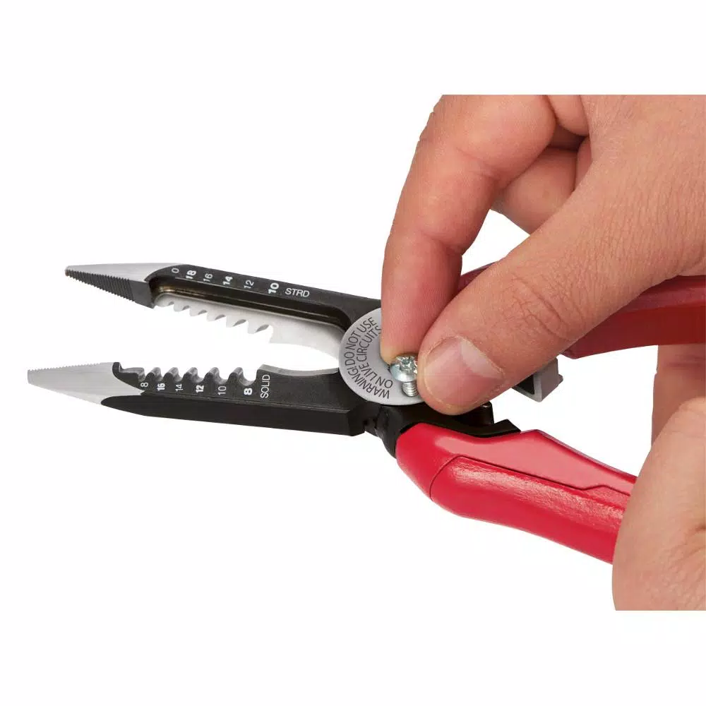 Milwaukee 6-in-1 Electrician Combination Pliers and FASTBACK Utility Knife 2-Pack Set
