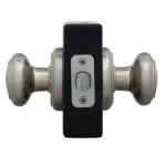 Baldwin Prestige Alcott Satin Nickel Passage Door Knobs, 4-Pack thumbnail 2