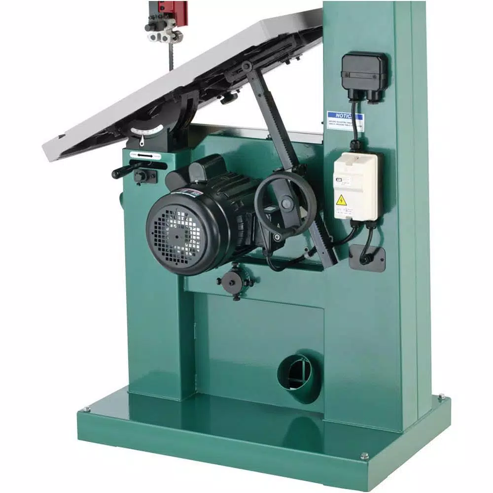 Grizzly Industrial 21" Industrial Vertical Bandsaw with 5 HP Motor and Brake