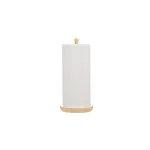 Jiallo European Collection Free-Standing Paper Towel Holder, Modern Scandinavian Design, White thumbnail 2