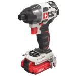 Porter-Cable 20V MAX Brushless Cordless 1/4 in. Impact Driver Kit with 2 1.5 Ah Batteries and Charger thumbnail 2