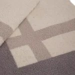 Glitzhome Modern Geometric Pattern Knitted Feather Yarn Throw Blanket, 60 x 50 in thumbnail 6