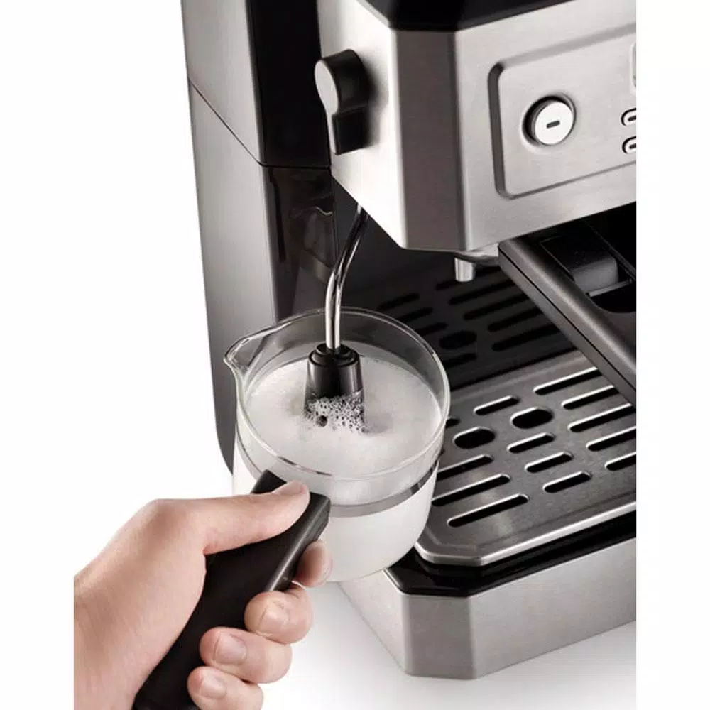 DeLonghi De'Longhi All-in-One 10-Cup Drip Coffee Maker and Espresso Machine with Cappuccino System