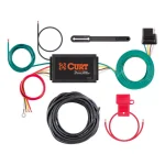 CURT 3-to-2-Wire Powered Taillight Converter with 4-Way Flat Connector thumbnail 1