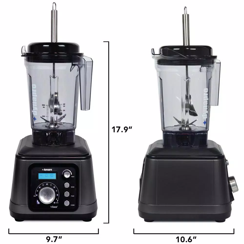 Tribest Dynapro High-Power 64 oz. Vacuum Blender, 6-Speed Commercial Grade