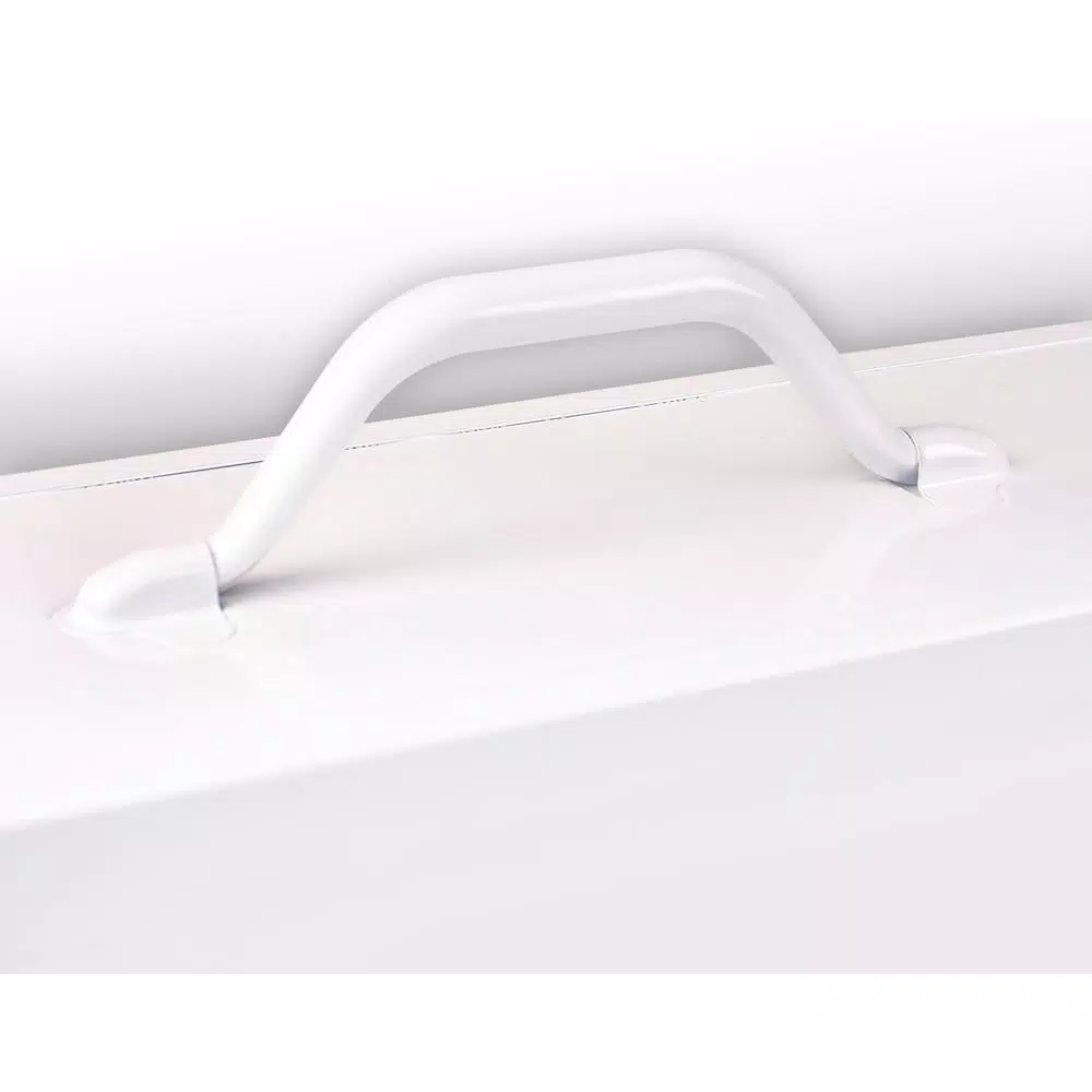 Rapid Care 4-Shelf First Aid Cabinet, Powder-Coated Steel Wall Mount Storage