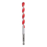 Milwaukee SHOCKWAVE 3/8 in. Carbide Hammer Drill Bit, 6 in. Length, 1/4 in. Hex Shank thumbnail 1