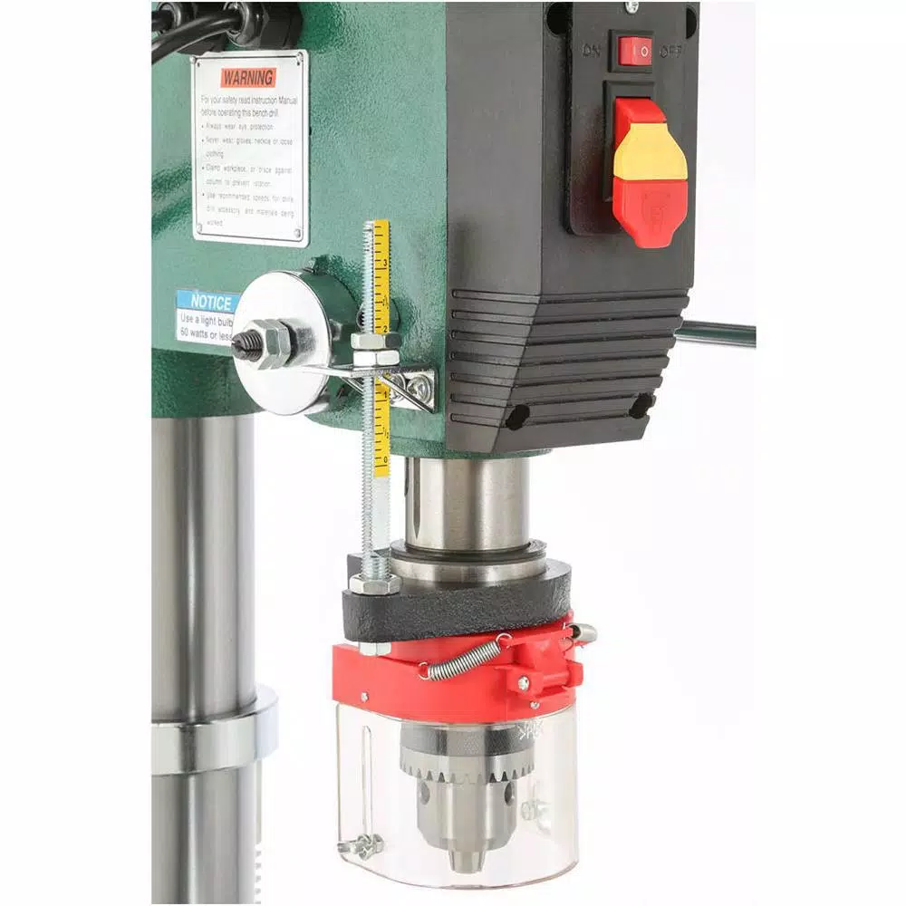 Grizzly Industrial 12-Speed Heavy-Duty Bench-Top Drill Press with 3/4 HP Motor