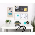 DesignOvation Wyeth Framed Magnetic Chalkboard Memo Board, 13 x 26 in. thumbnail 5