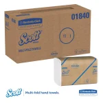 Scott Essential Multi-Fold White Paper Towels, 9.2 x 9.4 in, 4000 Sheets (16 Packs of 250) thumbnail 2