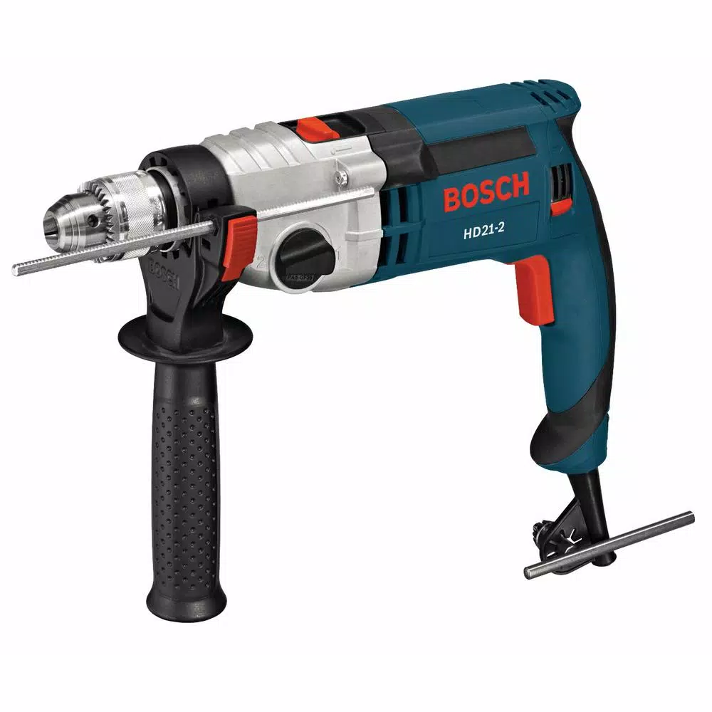 Bosch HD21-2 1/2 in. Corded 2-Speed Hammer Drill Kit with Case