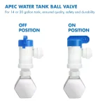 APEC Water Systems APEC Reverse Osmosis Tank Ball Valve, 3/4 in. NPTF to 1/4 in. Output, for 14 or 20 Gallon Storage Tanks thumbnail 3