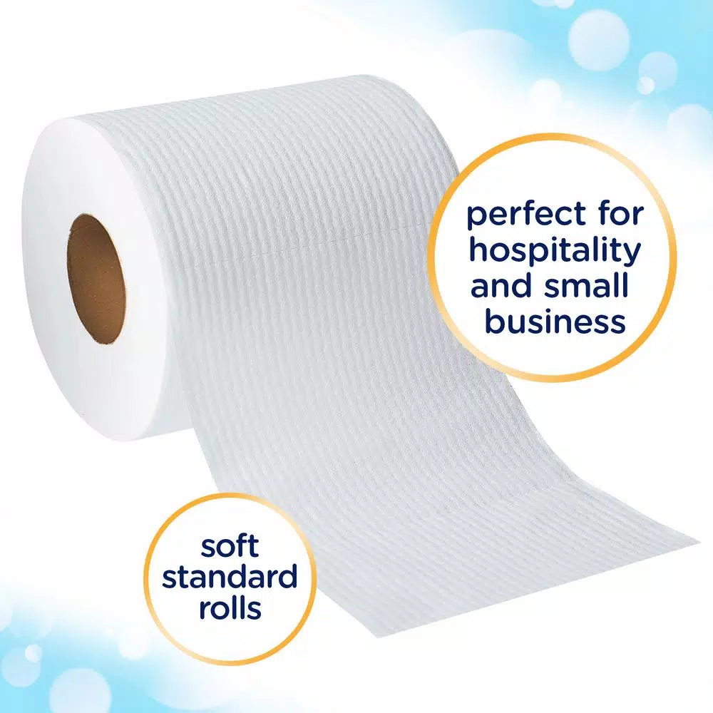 Kleenex Cottonelle 2-Ply White Bathroom Tissue, 451 Sheets per Roll, 20 Rolls per Carton
