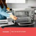 BLACK+DECKER 8-Slice Air Fry Toaster Oven with No Preheat, Stainless Steel thumbnail 6