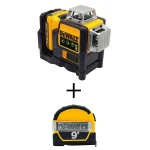 DeWalt 12V MAX Green Self-Leveling 3-Beam 360-Degree Laser Level Kit with 9 ft. Tape Measure thumbnail 1